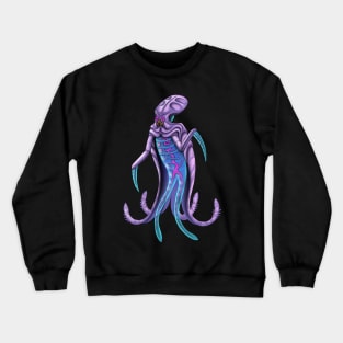 Warper alien cyborg Crewneck Sweatshirt